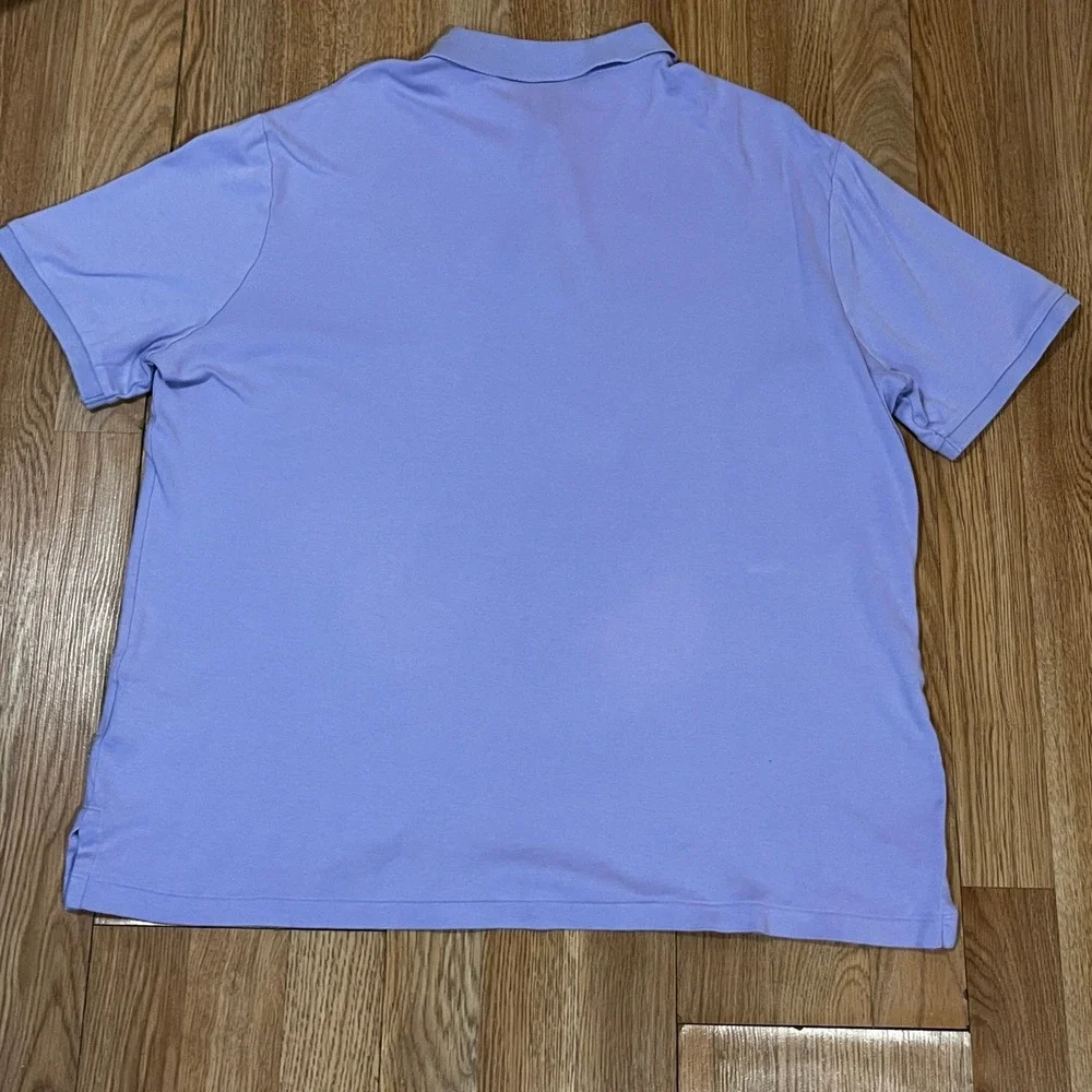 Vintage Polo Ralph Lauren Mens Lavender Short Sleeve Polo Shirt L Classic Preppy